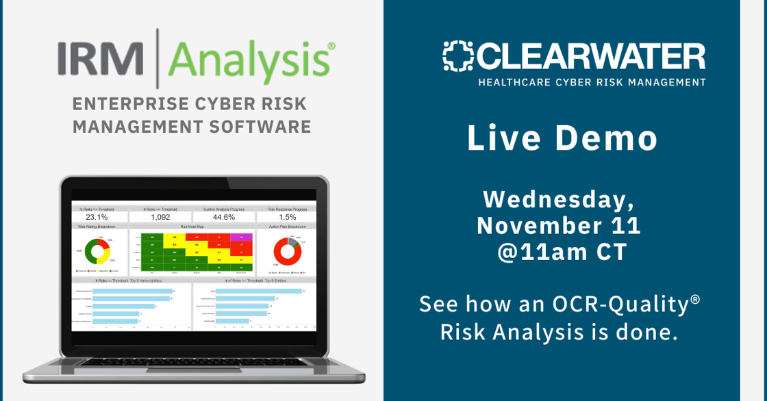 CLEARWATER_NOVEMBER IRM ANALYSIS DEMO